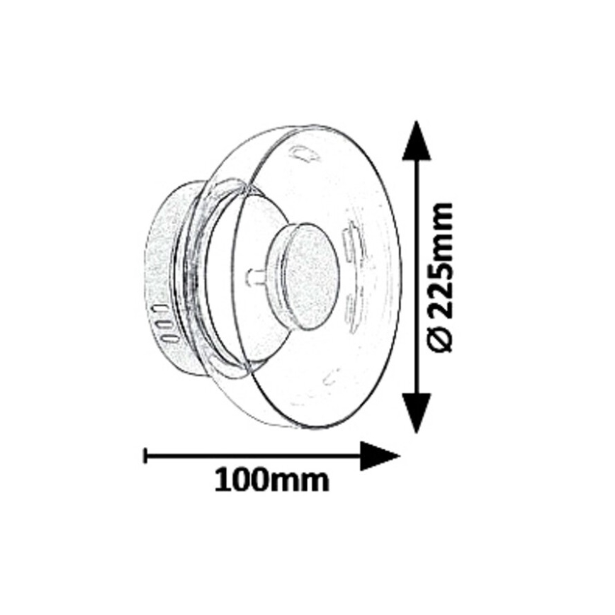 Rabalux 5392 - LED Fali lámpa LORELL LED/8W/230V