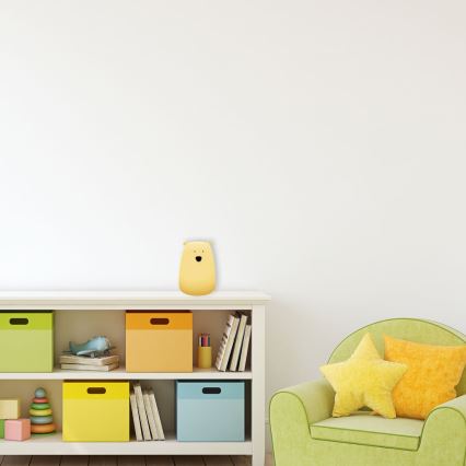 Rabalux 5409 - LED RGB Gyerek lámpa BALOO LED/0,4W/5V 1200 mAh medve