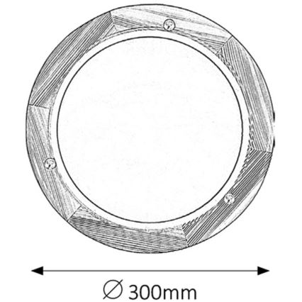 Rabalux - Mennyezeti lámpa 1xE27/60W/230V átm. 30 cm