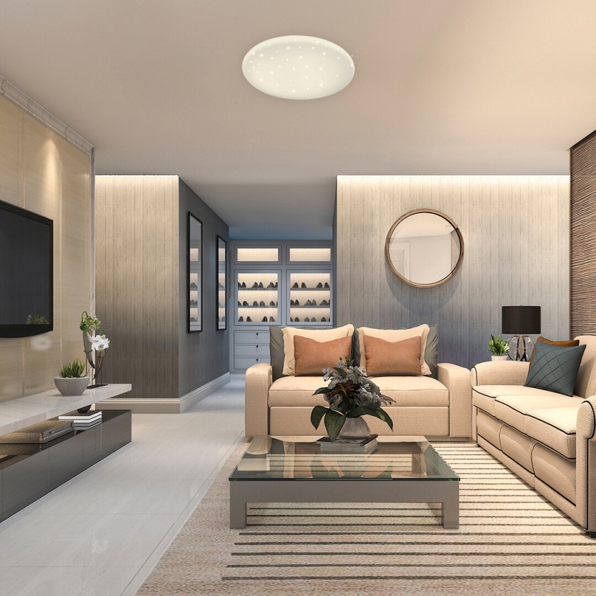 Rabalux - LED dimmelhető mennyezeti lámpa LED/60W/230V + távirányító