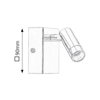 Rabalux - LED Spotlámpa LED/5,6W/230V fényes króm