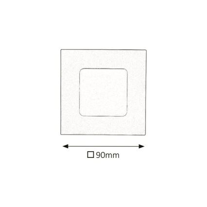 Rabalux - LED Fürdőszobai beépíthető lámpa LED/3W/230V IP44 4000K