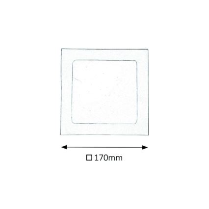 Rabalux - LED Fürdőszobai beépíthető lámpa LED/12W/230V IP44 4000K