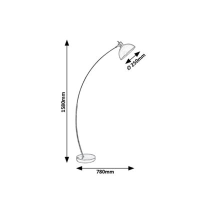 Rabalux - Állólámpa 1xE27/40W/230V