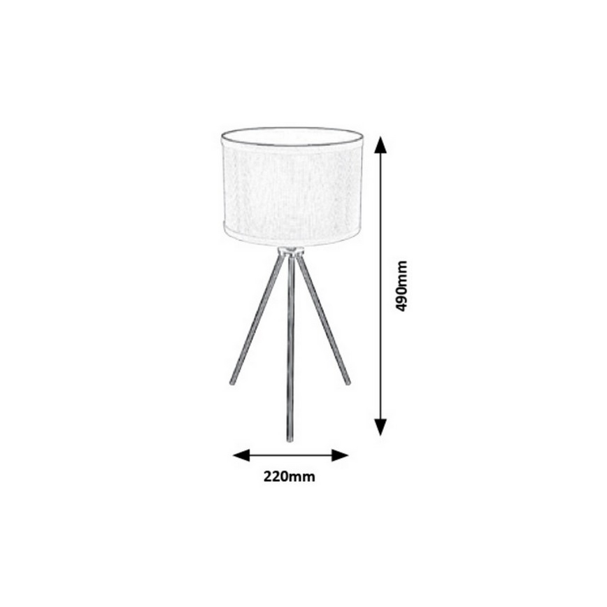 Rabalux - Asztali lámpa 1xE27/60W/230V