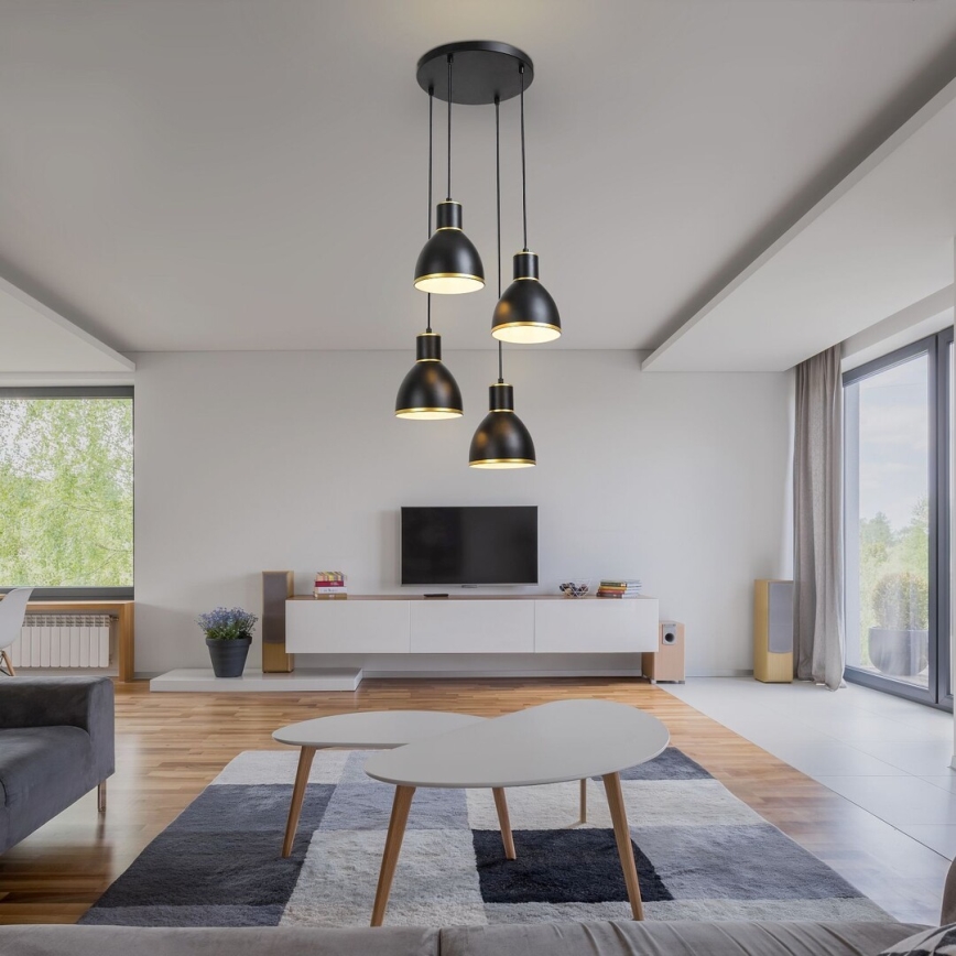 Rabalux - Csillár zsinóron 4xE27/60W/230V