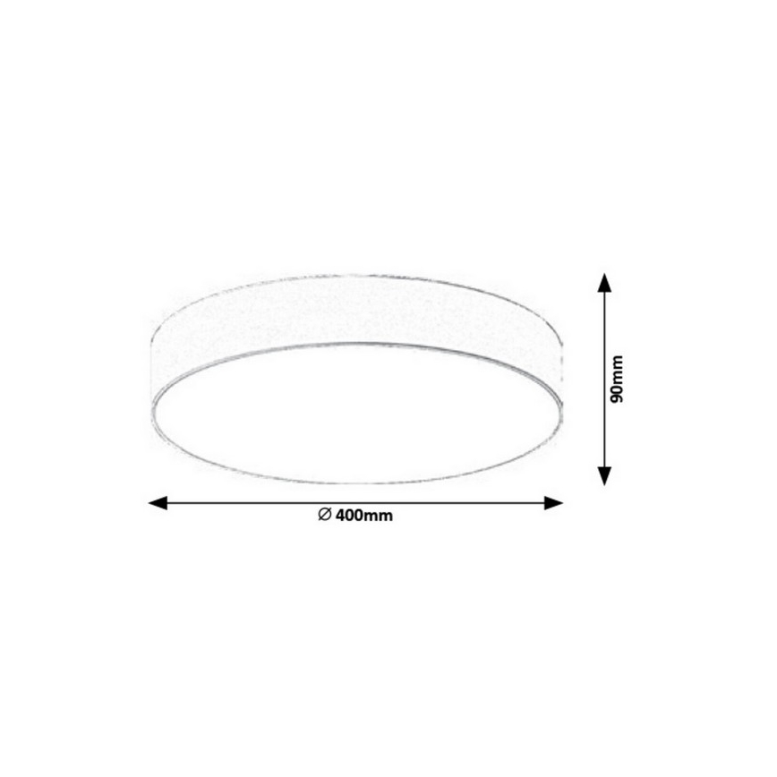 Rabalux - LED Mennyezeti lámpa LED/24W/230V átm. 40 cm