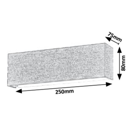 Rabalux - LED Fali lámpa LED/6W/230V