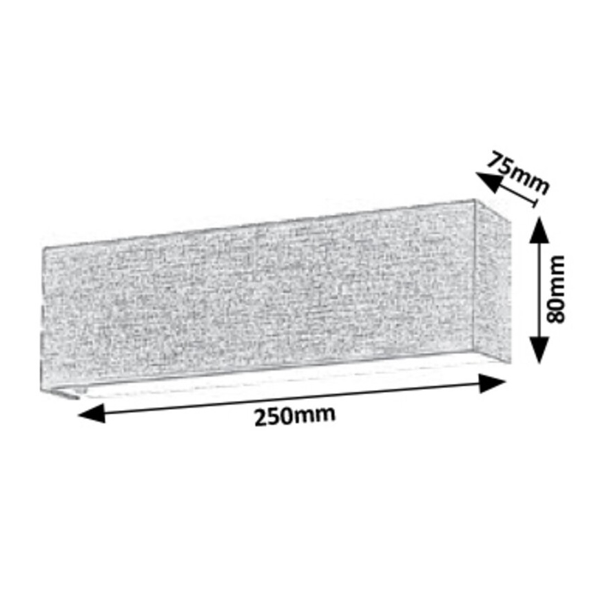 Rabalux - LED Fali lámpa LED/6W/230V