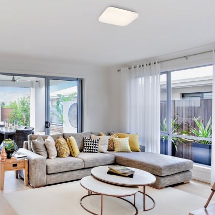 Rabalux - LED dimmelhető mennyezeti lámpa LED/16W/230V 34x34 cm + távirányító