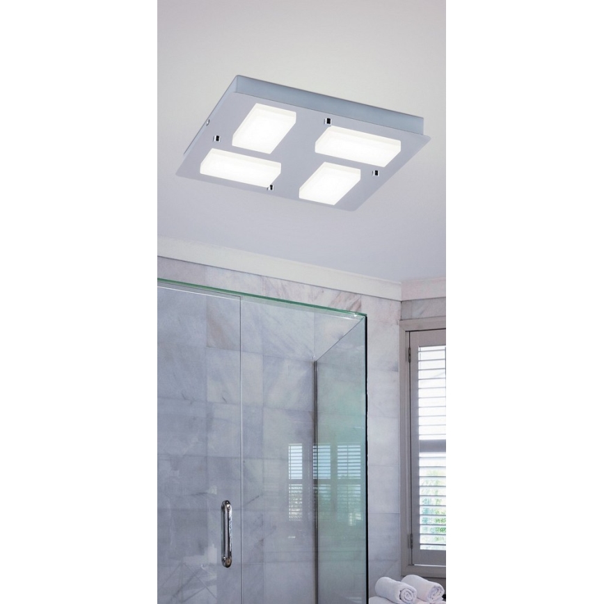 Rabalux - LED fürdőszobai mennyezeti lámpa 4xLED/4,5W IP44 30x30 cm