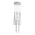 Rabalux 5766 - LED Csillár zsinóron RAINA 8xLED/7,5W/230V