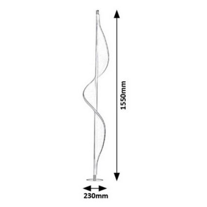 Rabalux - LED Állólámpa LED/34W/230V