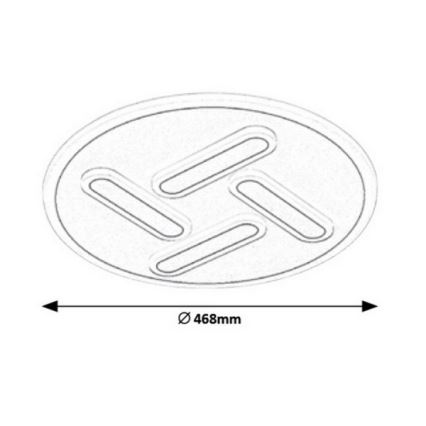 Rabalux - LED Dimmelhető mennyezeti lámpa LED/36W/230V átm. 46,8 cm