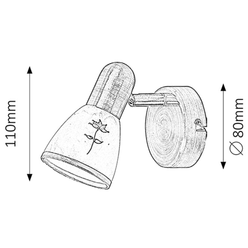 Rabalux - Spotlámpa 1xE14/40W/230V