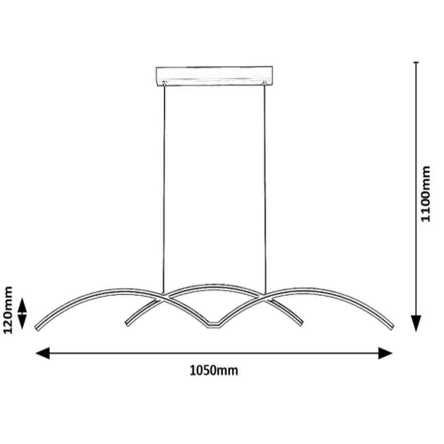 Rabalux - LED Csillár zsinóron LED/40W/230V
