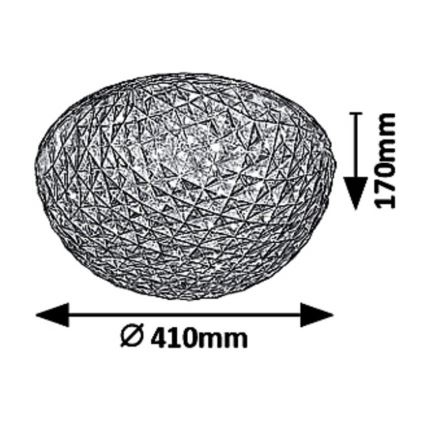 Rabalux 6967 - LED Mennyezeti lámpa JILLIAN LED/24W/230V