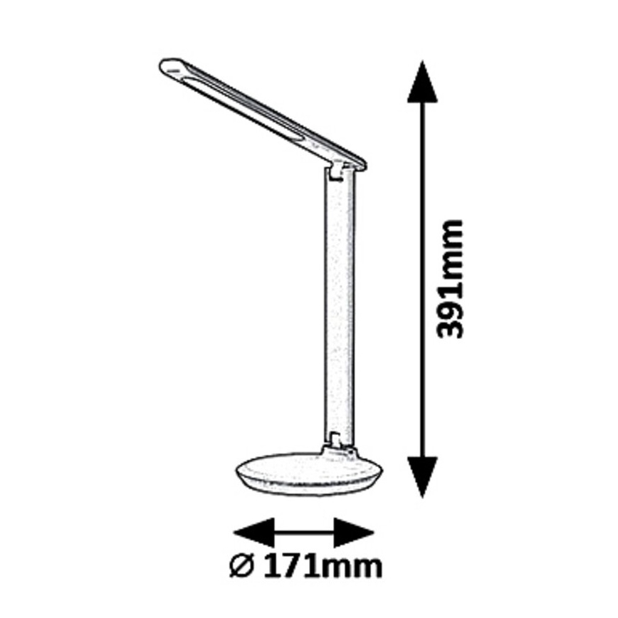 Rabalux 6980 - LED Szabályozható asztali lámpa OSIAS LED/9W/230V