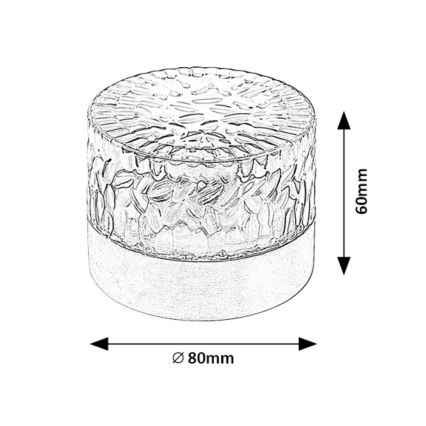 Rabalux - LED Napelemes lámpa LED/0,5W/1,2V IP44 600 mAh