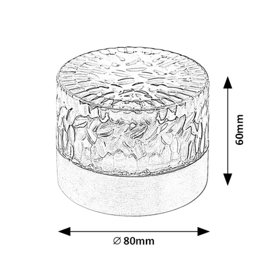 Rabalux - LED Napelemes lámpa LED/0,5W/1,2V IP44 600 mAh