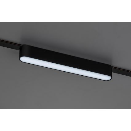 Rabalux - LED Dimmelhető mennyezeti lámpa 1 fázisú sínrendszerhez LED/12W/24V 2700-5500K Wi-Fi Tuya 22 cm fekete