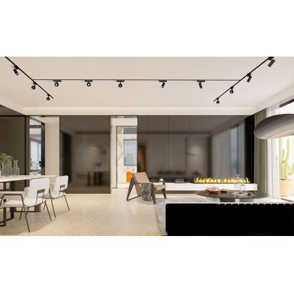 Rabalux - LED Dimmelhető spotlámpa 1 fázisú sínrendszerhez LED/5W/24V 2700-5500K Wi-Fi Tuya fekete
