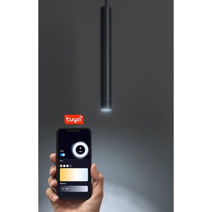 Rabalux - LED dimmelhető csillár zsinóron 1-fázisú sínrendszerhez LED/5W/24V 2700-5500K Wi-Fi Tuya fekete