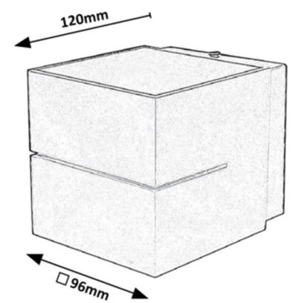 Rabalux - Fali lámpa 1xG9/10W/230V fehér