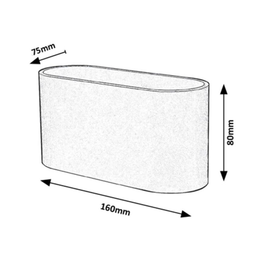 Rabalux - Fali lámpa 1xG9/10W/230V fehér