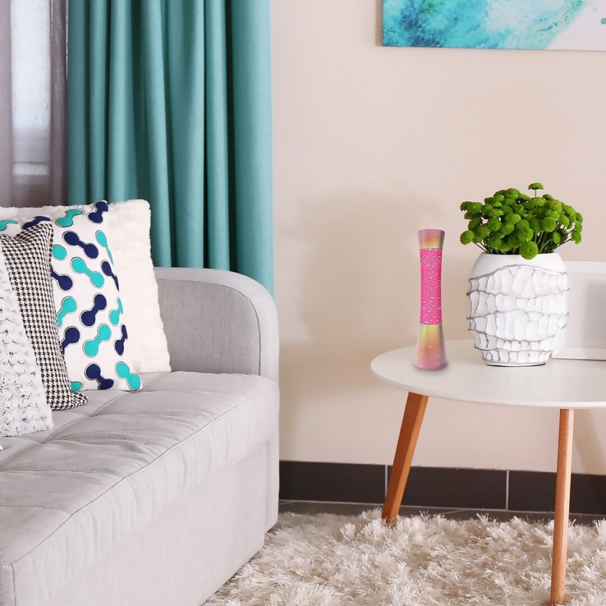 Rabalux  - Lávalámpa 1xGY6,35/20W/230V rózsaszín