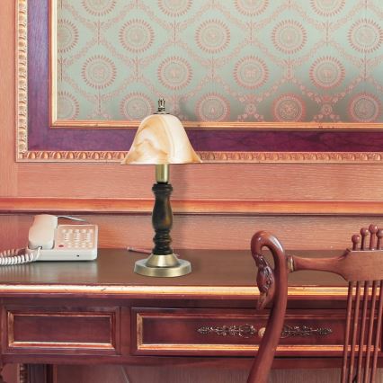 Rabalux - Asztali lámpa 1xE14/40W/230V dió