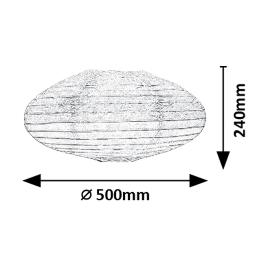 Rabalux - Lámpabúra csillárhoz max. 40W átm. 50 cm fehér