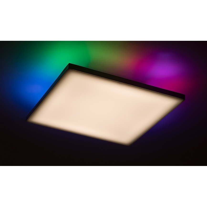 Rabalux - LED RGB dimmelhető mennyezeti lámpa LED/18W/230V 3000-6500K 30x30 cm + távirányító