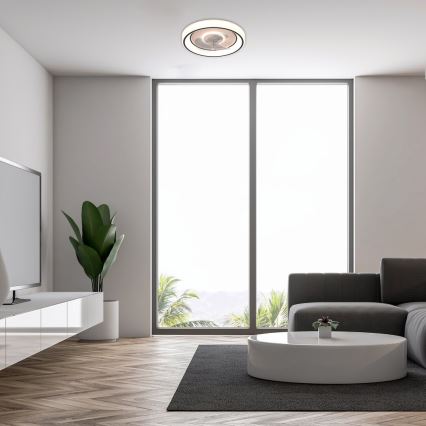 Rabalux - LED Dimmelhető mennyezeti ventilátor LED/67W/230V + távirányító