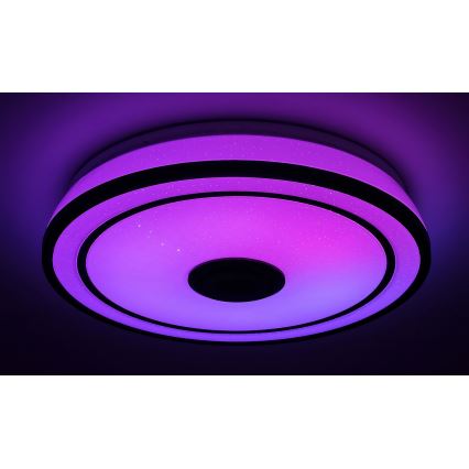 Rabalux - LED RGB dimmelhető mennyezeti lámpa beépített hangszóróval LED/24W/230V 3000-6500K + távirányítóval átm. 39,5 cm