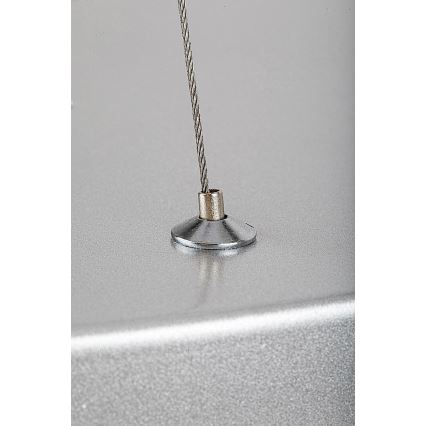 Rabalux - LED dimmelhető függeszték kábellel LED/60W/230V ezüst 3000-6000K + távirányító