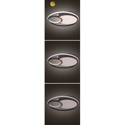 Rabalux - Dimmelhető mennyezeti LED lámpa LED/81W/230V, 3000K/4000K/6000K, Ø 48 cm + távirányító