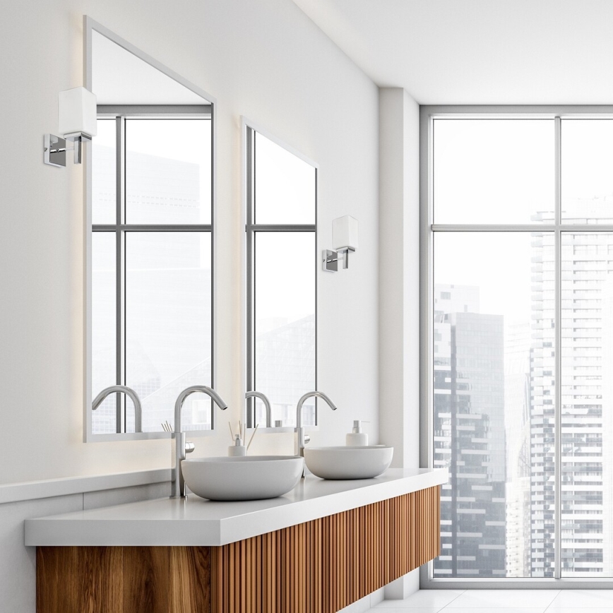 Rabalux - Fürdőszobai fali lámpa 1xE14/10W/230V IP44 fényezett króm