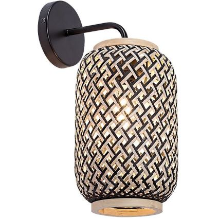 Rabalux - Fali lámpa 1xE27/40W/230V rattan