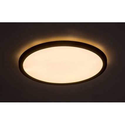 Rabalux - LED mennyezeti lámpa LED/24W/230V 3000/4000/6000K átmérő 29 cm fekete