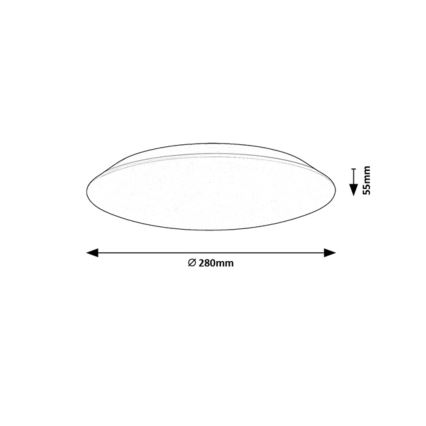 Rabalux - LED mennyezeti lámpatest LED/18W/230V 4000K átm. 28 cm