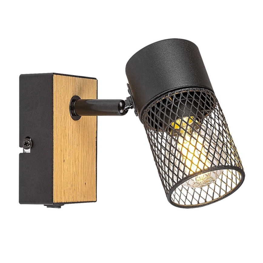 Rabalux - Fali spotlámpa 1xE14/40W/230V tölgy