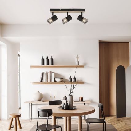 Rabalux - Spotlámpa 3xE14/40W/230V tölgy