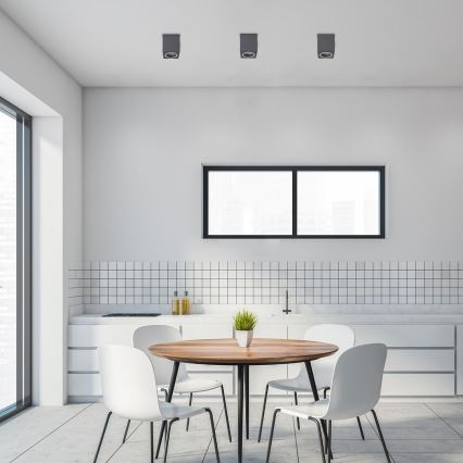 Rabalux - Spotlámpa 1xGU10/25W/230V szögletes antracit