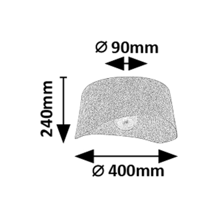 Rabalux - Mennyezeti lámpatest 1x E27/10W/230V, átmérő: 40 cm