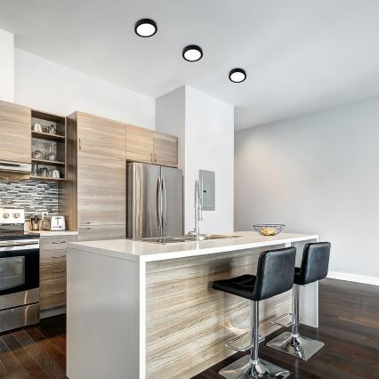 Rabalux - LED Mennyezeti lámpa LED/7W/230V 3000K átm. 12 cm fekete