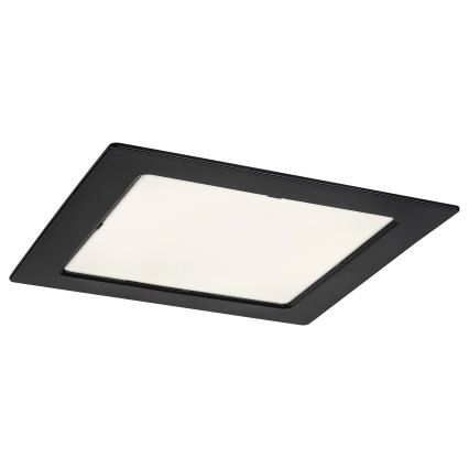 Rabalux - LED Beépíthető lámpa LED/18W/230V 22x22 cm fekete