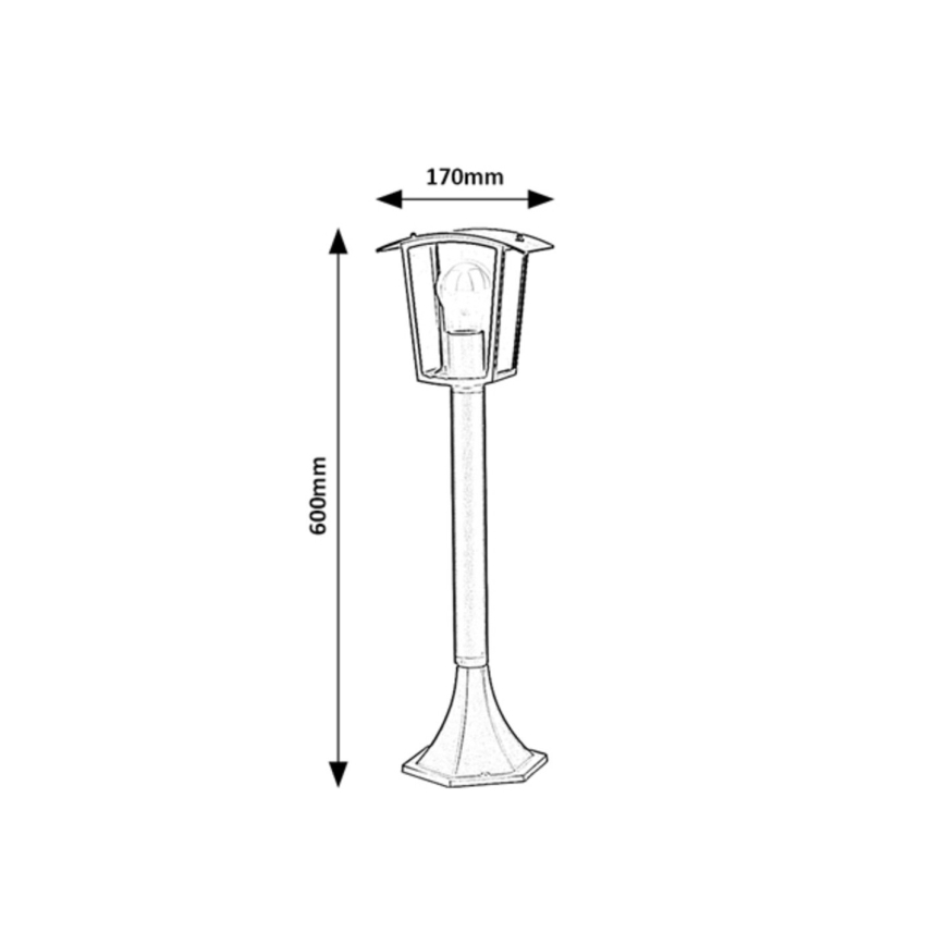 Rabalux - Kültéri lámpa 1xE27/15W/230V IP44