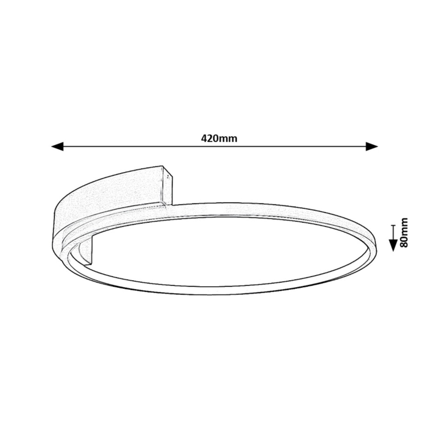 Rabalux - LED mennyezeti lámpa LED/23W/230V Ø 42 cm