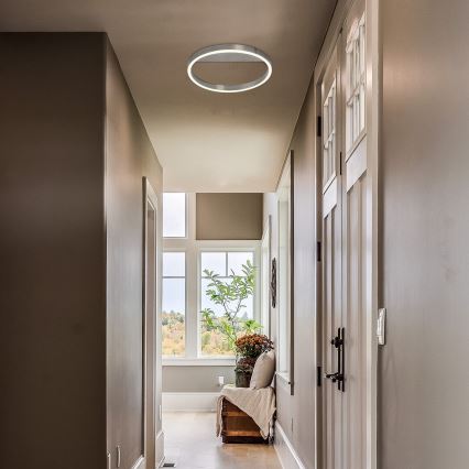 Rabalux - LED mennyezeti lámpatest LED/20W/230V matt króm, átmérő 40 cm